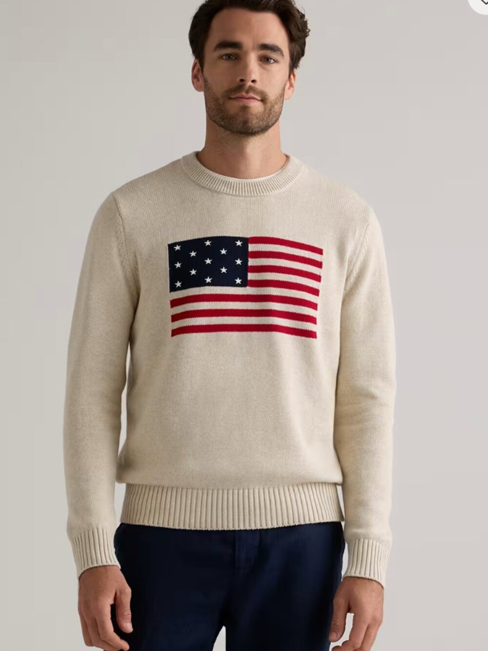 Quince American Flag SWEATER